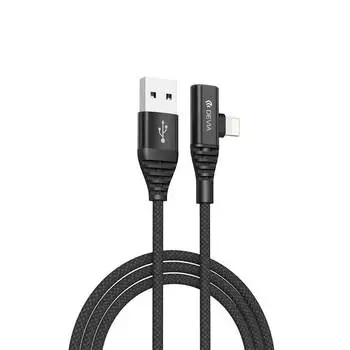 Кабель Devia Storm Zinc Alloy 2 in 1 - Black