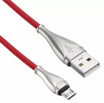 Кабель Digma USB A (m) micro USB B (m) 1.2м красный