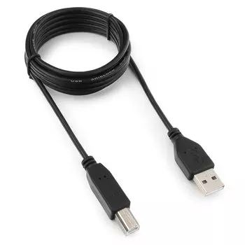 Кабель Гарнизон USB 2.0, AM/BM, 1.8м, пакет (GCC-USB2-AMBM-1.8M)