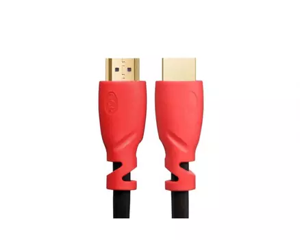 Кабель Greenconnect HDMI 19M v2.0 0.3m Red GCR-HM3012-0.3m