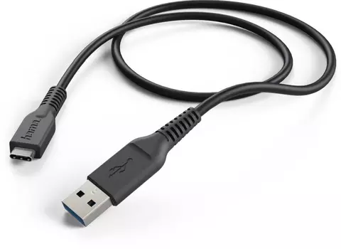 Кабель Hama 00178395 USB A(m) USB Type-C (m) 1м черный