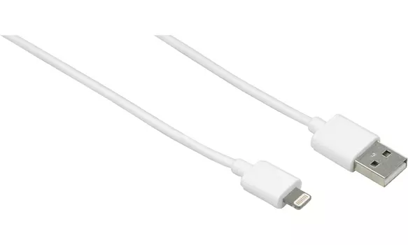 Кабель Hama 00183298 Lightning USB 2.0 (m) 1м белый