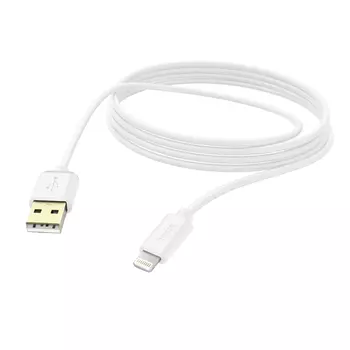 Кабель Hama 00187207 Lightning USB 2.0 (m) 3м белый