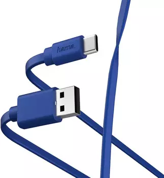 Кабель Hama 00187229 USB Type-C USB A(m) 1м синий