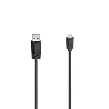 Кабель Hama H-200607 00200607 USB (m)-micro USB (m) 0.75м черный