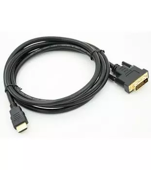 Кабель HDMI (m) DVI-D (m) 2м черный