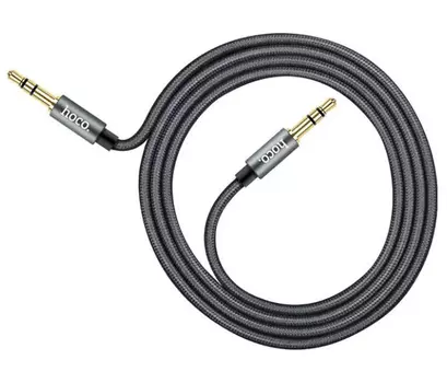 Кабель Hoco Noble Sound Series UPA03 3.5 Jack/M - 3.5 Jack/M Grey