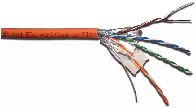 Кабель LANMASTER FTP 4 пары, кат. 5Е, 200Mhz, LSZH, 305 м (LAN-5EFTP-LSZH)