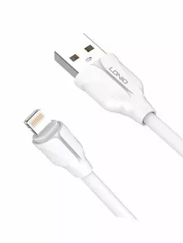 Кабель Ldnio LS362 USB - Lightning 2.4A 2m White LD_B4523