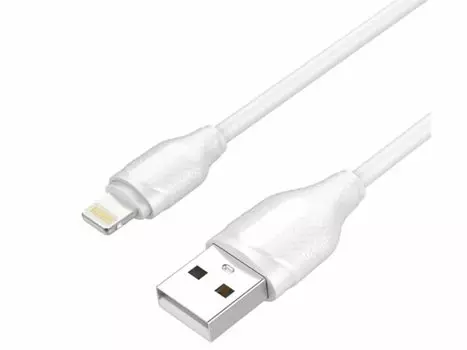 Кабель Ldnio LS372 USB - Lightning 2.1A 2m White LD_B4501