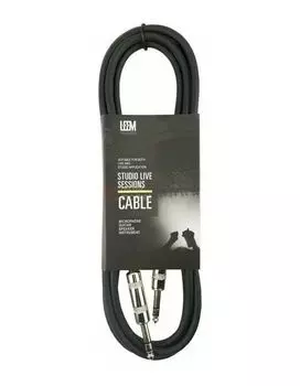 Кабель Leem ASS-110 инструментальный 6,35мм — 6,35мм, стерео, 3.05м