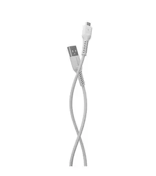 Кабель More choice K16m White USB 2.0A micro USB TPE 1м
