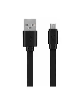Кабель More choice USB 2.1A для Type-C Капитан ампер Light 1м черный K21a