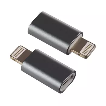 Кабель Perfeo MicroUSB - Lightning Grey I4314
