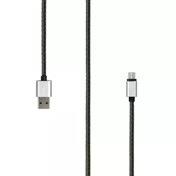 Кабель Rombica Digital CL-01 USB - USB Type-C оплетка под кожу 1м темно-зеленый