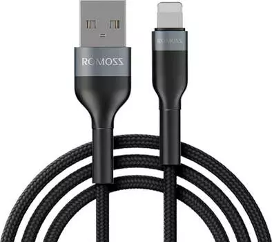 Кабель Romoss CB12B DYDC01039/CB12B-61-G23 USB (m)-Lightning (m) 1м черный