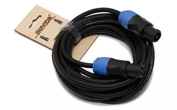 Кабель SHNOOR SC215-SPSP-10m акустический гибкий 2x1,5мм Speakon 10м
