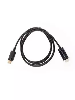 Кабель Telecom DisplayPort M --> HDMI M 4K@30Hz, 1.8m, (TA811-1.8M)