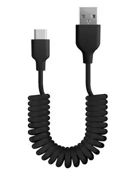 Кабель TFN TypeC витой 1.0m black