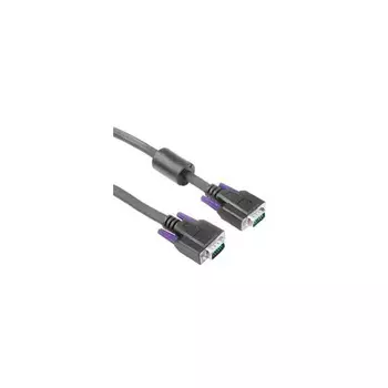 Кабель-удлинитель Hama H-41955 00041955 VGA (m) VGA (m) 5м феррит.кольца черный