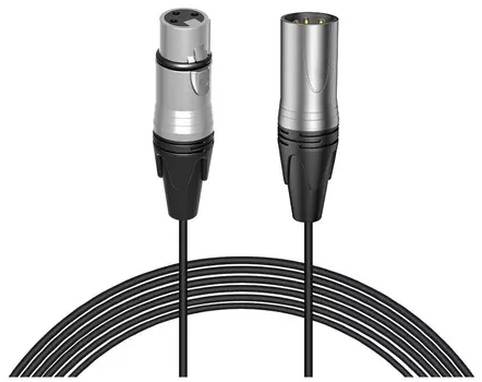 Кабель-удлинитель микрофонный Comica CVM-DXLR-XLR 6м