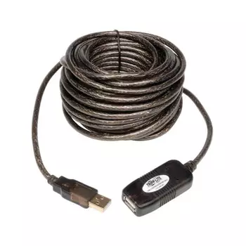 Кабель-удлинитель Tripplite U026-10M ver2.0 USB A(m) USB A(f) 10м черный