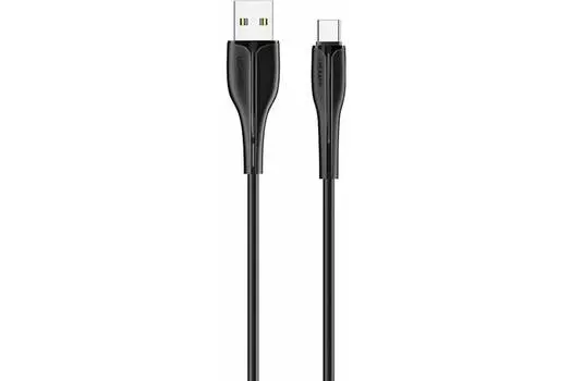 Кабель USAMS US-SJ372 U38 Type-C (1 м), черный (SJ372USB01)