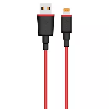 Кабель USB Lightning Krutoff Modern (1m) красный