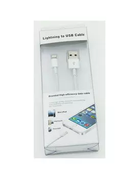Кабель USB (m)-Lightning (m) 1м белый