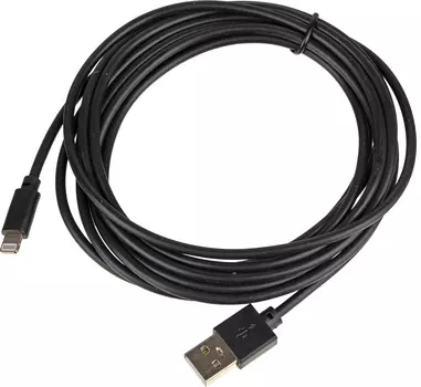 Кабель USB (m)-Lightning (m) 3м черный