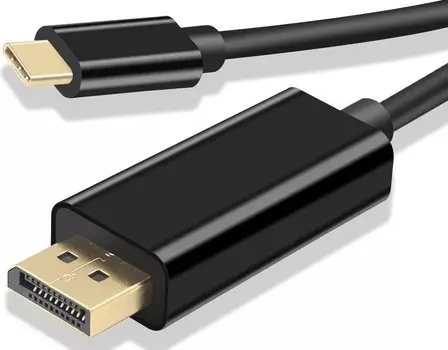 Кабель VCOM USB 3.1 Type-Cm --> DP(m) 3840x2160@60Hz,1m, (CU422C-1M)