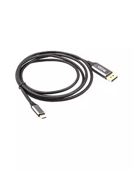 Кабель VCOM USB 3.1 Type-Cm --> DP(m) 4K@60Hz, 1.8m , Aluminium Shell, (CU422MC-1.8M)