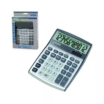 Калькулятор настольный CITIZEN CDC-112WB, МАЛЫЙ (175x130мм), 12 разрядов, двойное питание