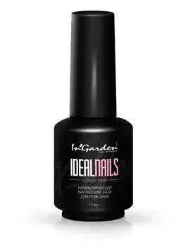 Камуфлирующая каучуковая база для гель-лака InGarden розовая 11 мл