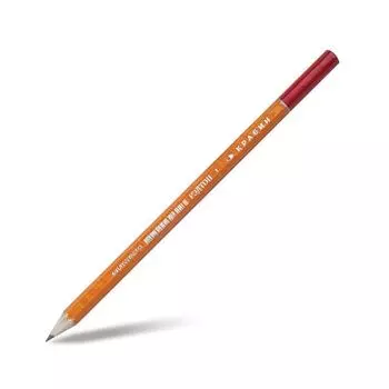 Карандаш чернографитный КРАСИН, 1 шт., РедТоп, Н, без резинки, корпус тонированный, заточенный, 01GW0H4201H, (48 шт.)