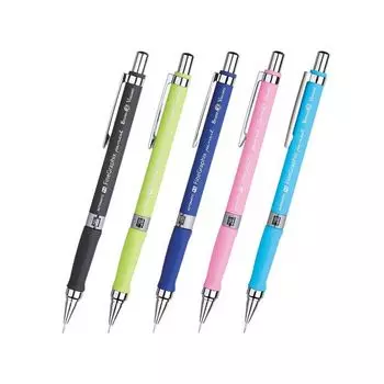 Карандаш механический 0,5 мм, BRUNO VISCONTI FineGraphix, корпус soft-touch, ассорти, ластик,21-0001 (24 шт.)