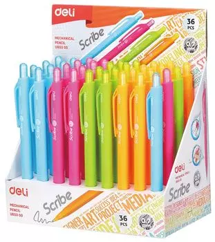Карандаш механический Deli EU60300 (36 шт. в уп-ке)