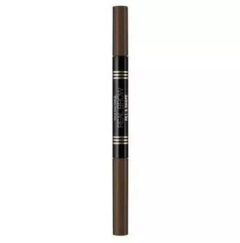 Карандаш - Пудра для бровей 2 в1 Max Factor Fill &amp; Shape Тон 003 medium brown