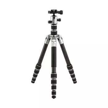 Карбоновый походный штатив-трансформер Benro FTR19C в комплекте с головкой B0 цв.титан FTR19CB0GTTN