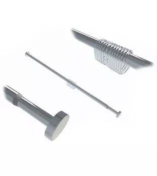 Карниз для ванной WasserKRAFT Dinkel SC-461120 (SC-46112) 9063156