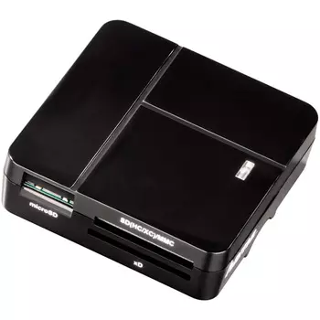 Карт-ридер USB2.0 Hama 00094124 черный