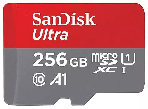 Карта памяти 256Gb SanDisk Ultra SDXC Class 10 UHS-I (120/10 MB/s)