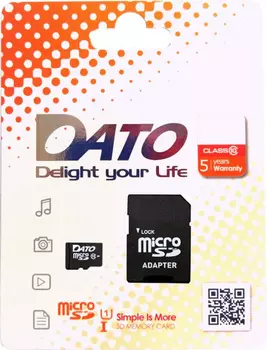 Карта памяти Dato microSDXC 64Gb Class10 DTTF064GUIC10