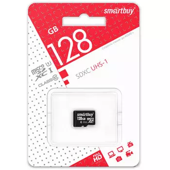Карта памяти SmartBuy micro SDXC 128Gb Class 10 UHS-I