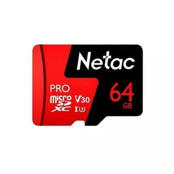 Карта памяти Netac microSD P500 Extreme Pro 64Gb (NT02P500PRO-064G-S)