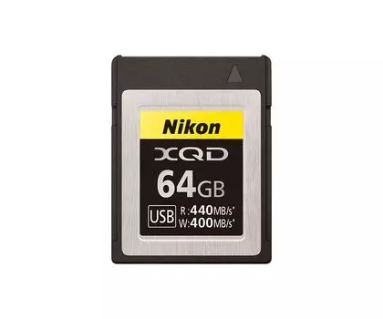 Карта памяти Nikon MC-XQ64G XQD 64Gb (440/400 MB/s)