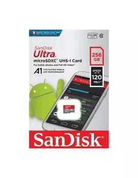 Карта памяти SanDisk MicroSDXC 256GB (SDSQUA4-256G-GN6MN)