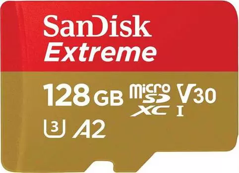 Карта памяти SanDisk microSDXC Extreme Class10 128Gb (SDSQXA1-128G-GN6GN)