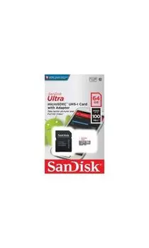 Карта памяти SanDisk microSDXC Ultra 64Gb Class 10 (SDSQUNR-064G-GN3MA)