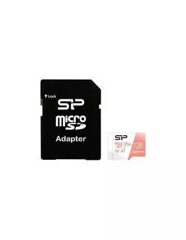 Карта памяти Silicon Power Superior A1 MicroSDXC 128Gb Class 10 (SP128GBSTXDV3V20SP) + адаптером SD